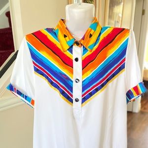Vintage Jordana multicolored blouse